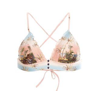 Agua Bendita Bikini Top Mia Aldea Small NWT FIRM ON PRICE